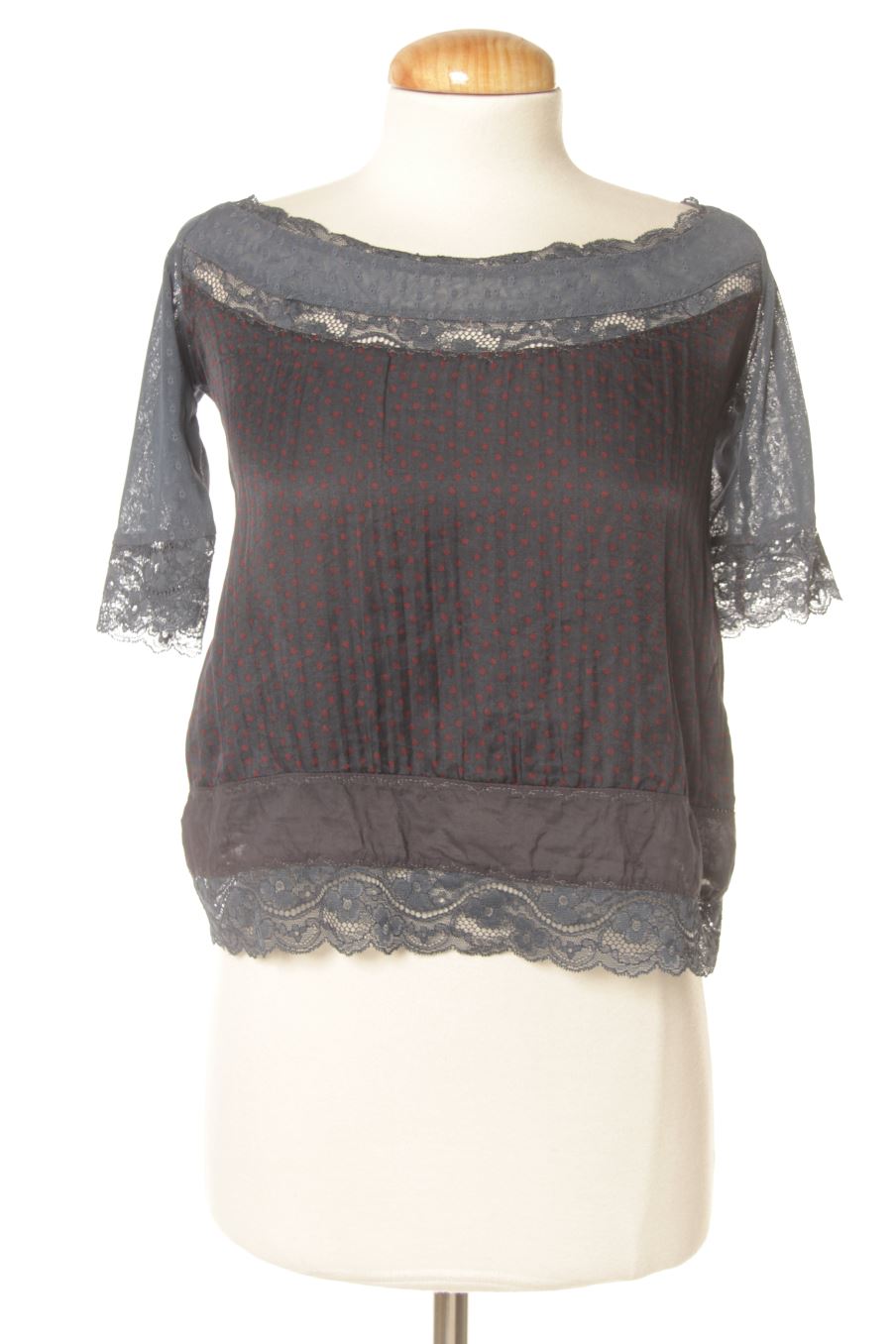 Blusa de manga corta de Mille et un Envols de la talla XS, de color estampado