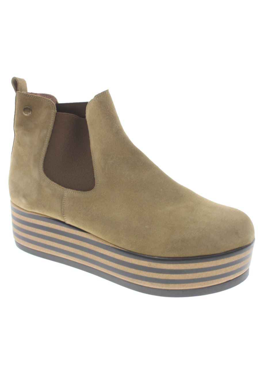Botines de IS TO ME de la talla 40, de color beige de