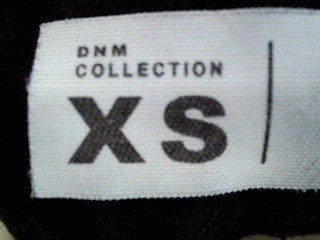 Jupe Easy wear de la taille XS, de couleur noir de denim