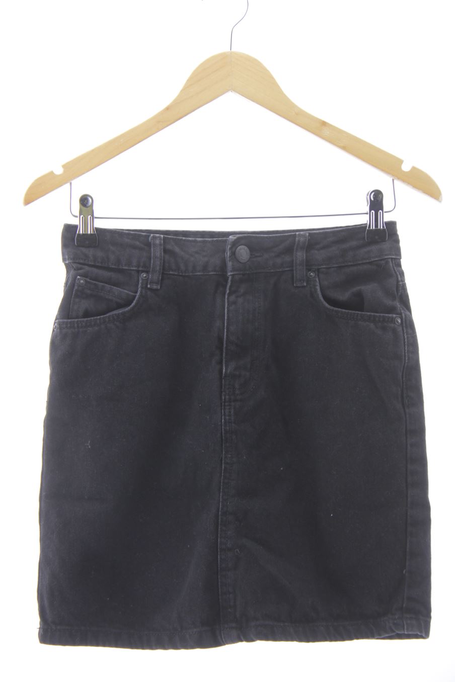 Jupe Easy wear de la taille XS, de couleur noir de denim