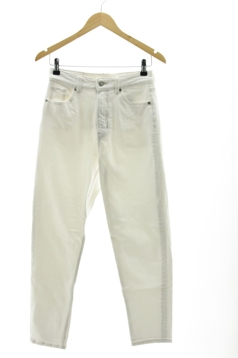 Jeans C&A de la taille 36, de couleur blanc de denim