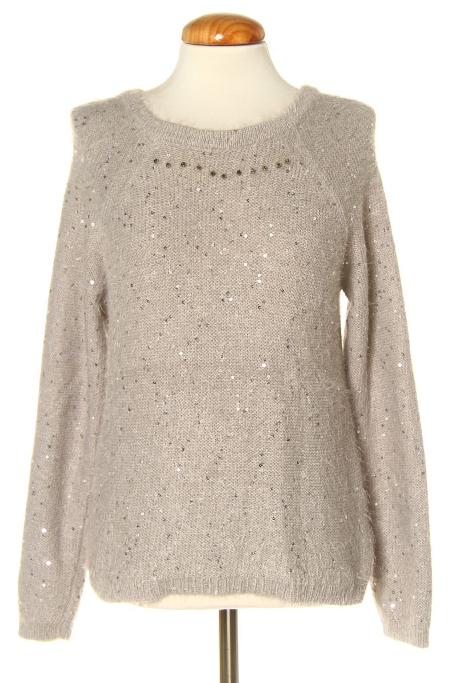 Pull Promod de la taille M, de couleur gris