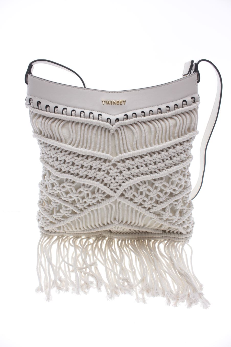 Bolso de Hombro Beige de TWINSET