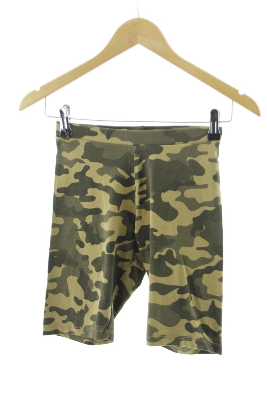Pantalones cortos de deporte de Pull & Bear de la talla S, de color verde