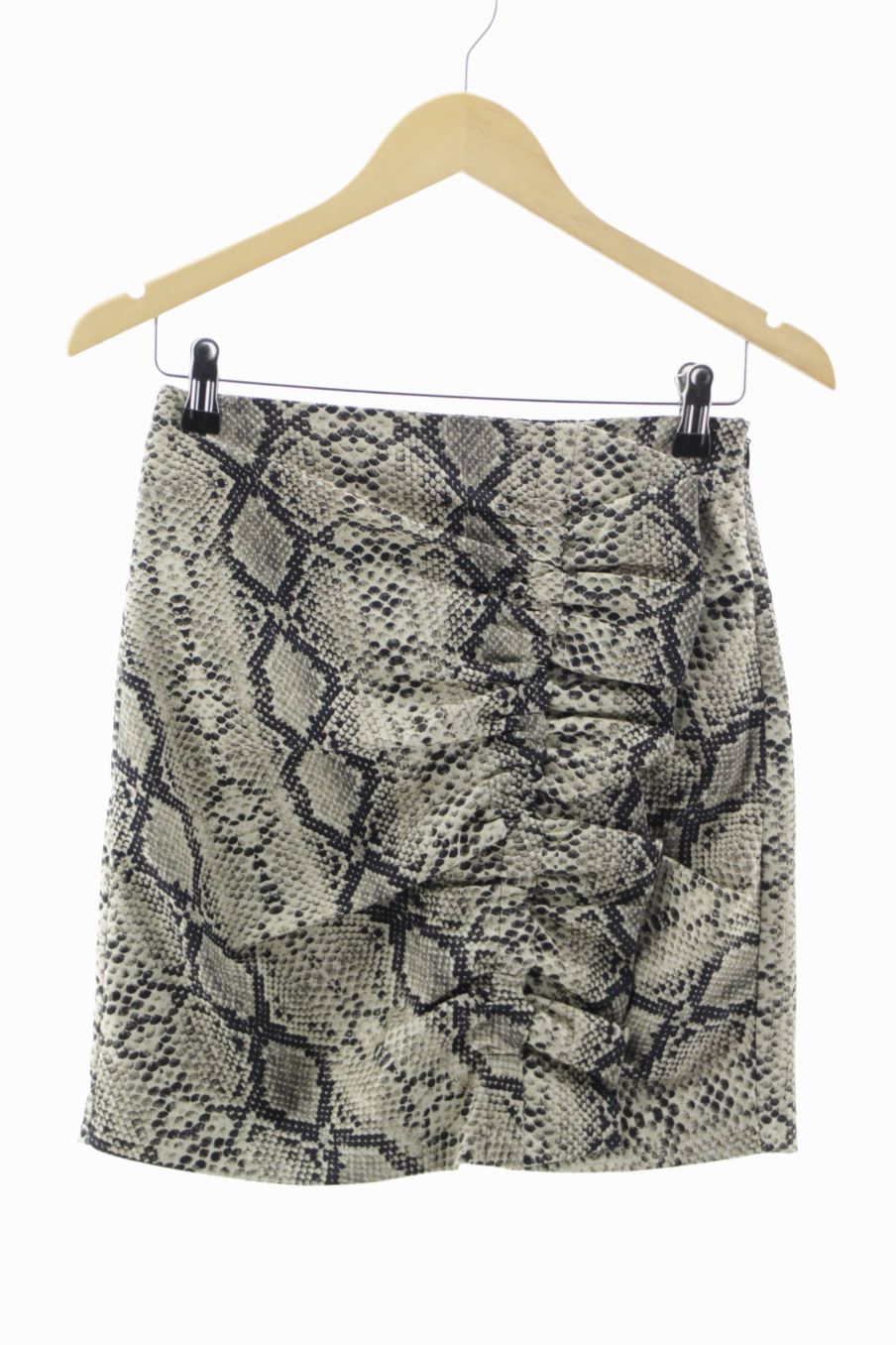 Falda de Zara de la talla XS, de color animal print