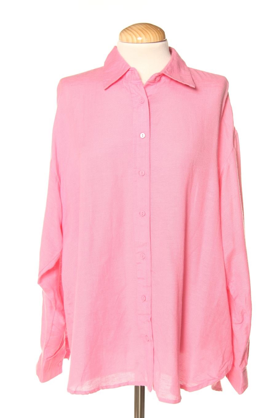 Camisa de Stradivarius de la talla L de color rosa