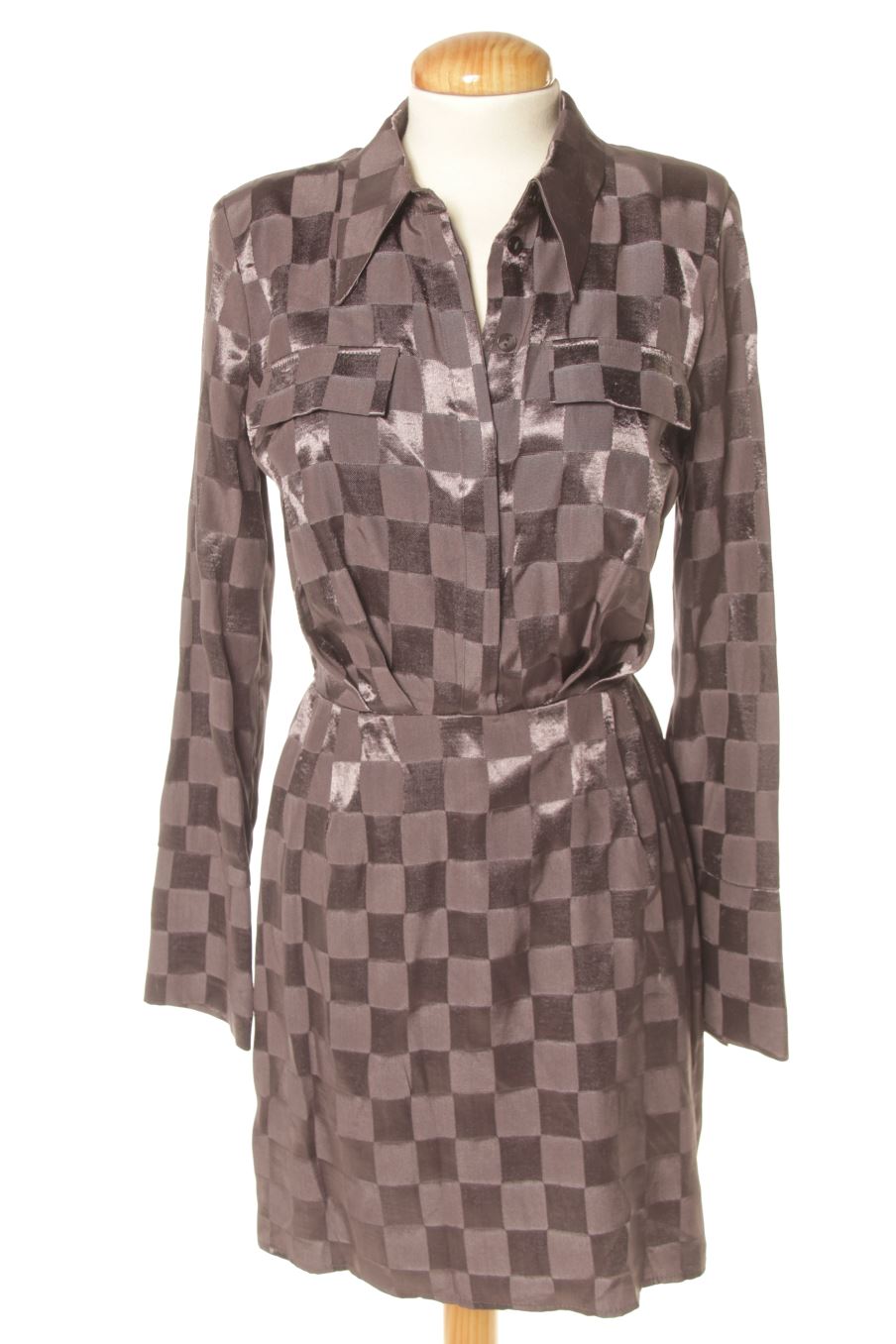 Einfaches Kleid von River island Größe XS, Farbe Grau, für