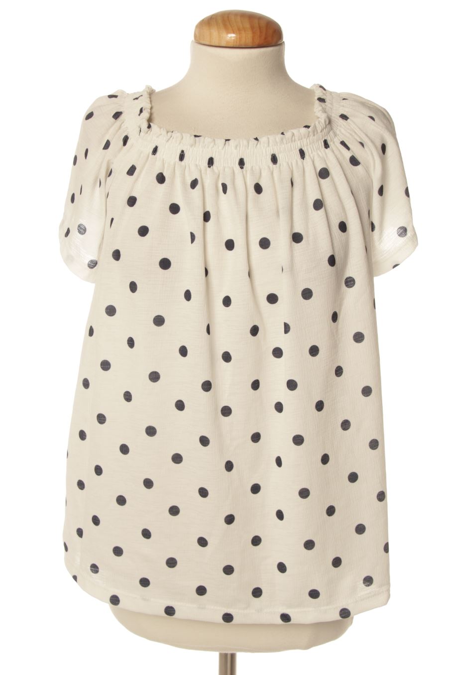 Blouse à manches courtes Springfield de la taille M, de couleur blanc
