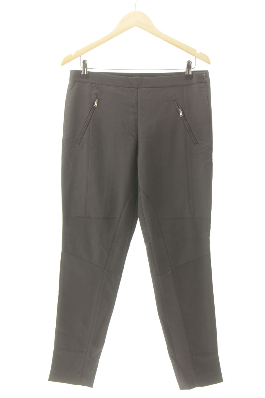 Pantaloni de Zara de la talla L, de color nero