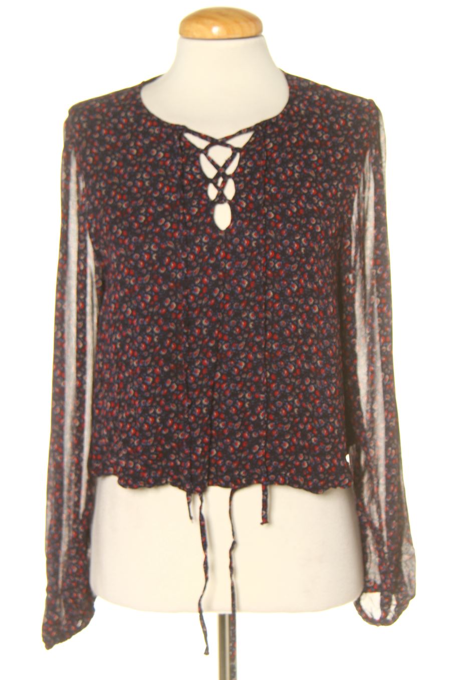 Blouse à manches longues Brownie de la taille XS, de couleur fleurs