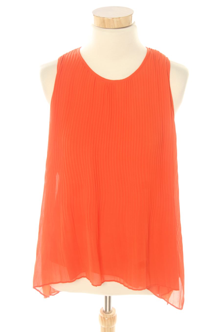 Top de Zara de la talla XS, de color naranja