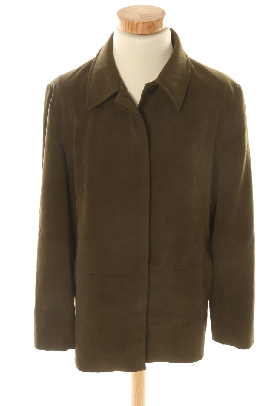 Abrigo de Zara de la talla L, de color verde