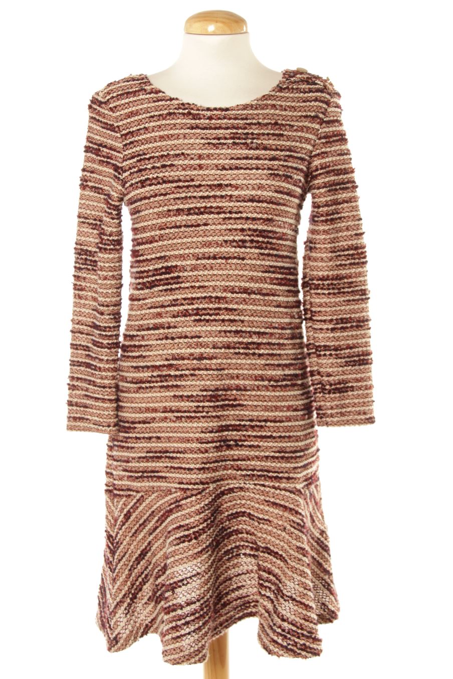 Robe casual Springfield de la taille S, de couleur bordeaux