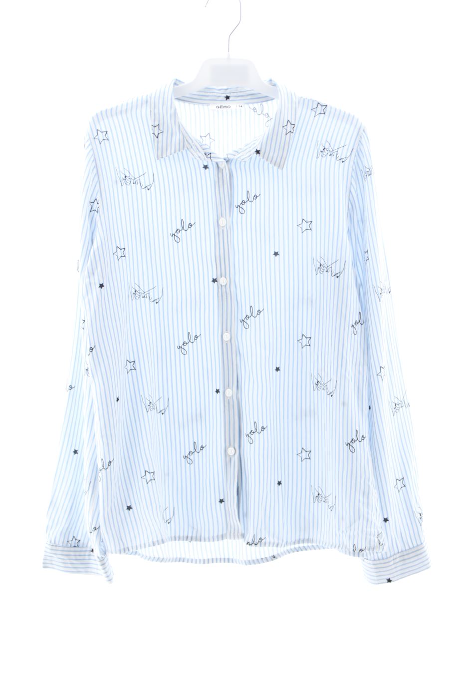 Chemise manches longues Gémo de la taille 14 ans de seconde main