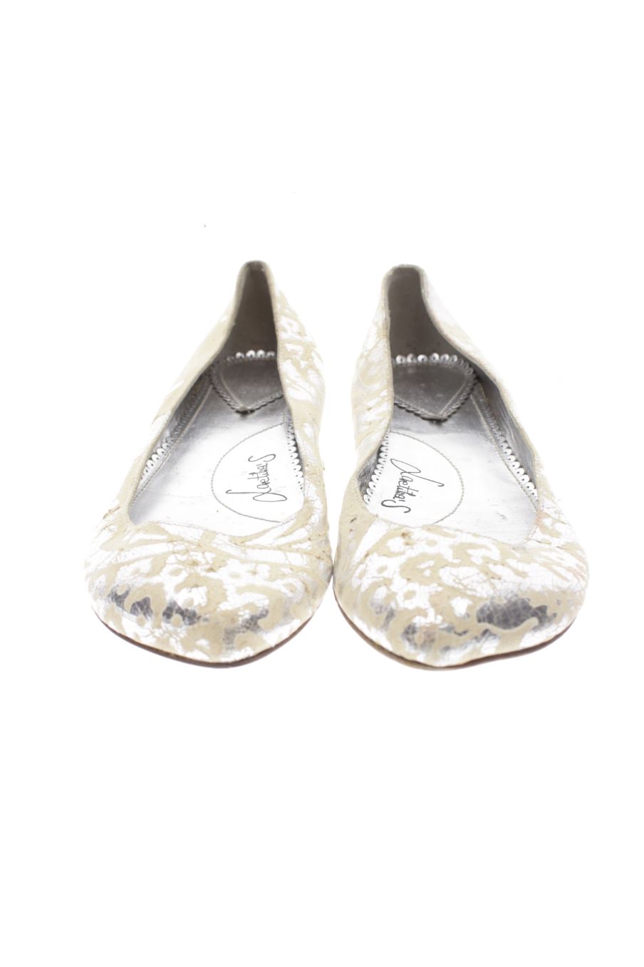 Zapatos planos de Laetitia's de la talla 38, de color plateado de