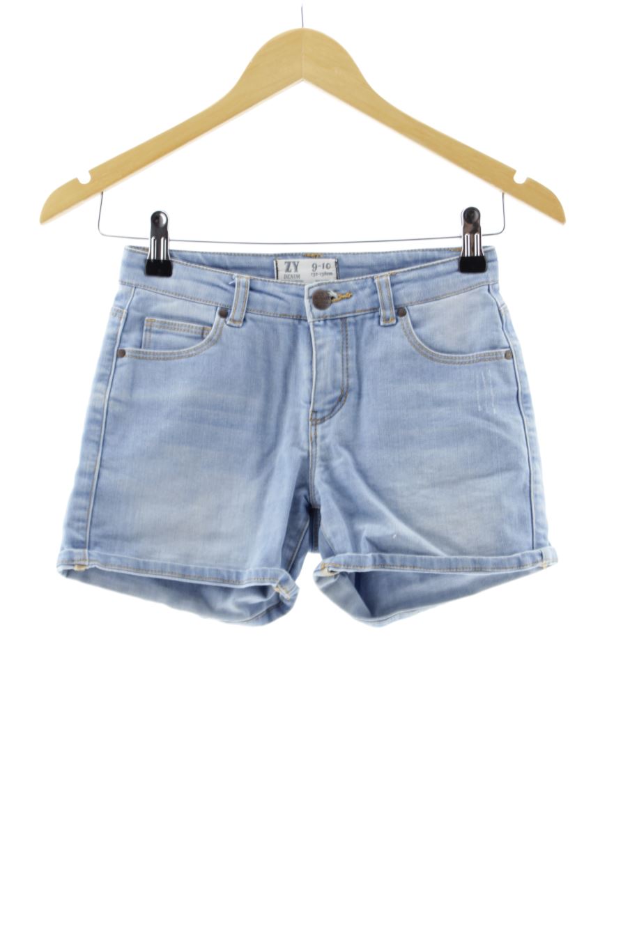 Short en jean ZY de la taille 9 ans de denim de seconde main