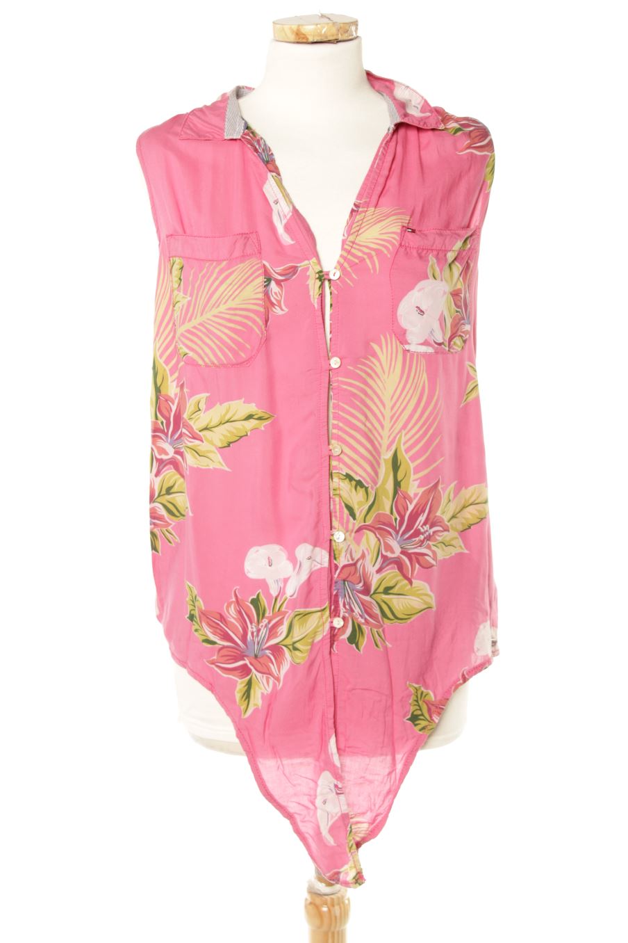 Camisa sin mangas de Tommy Hilfiger de la talla L, de color flores