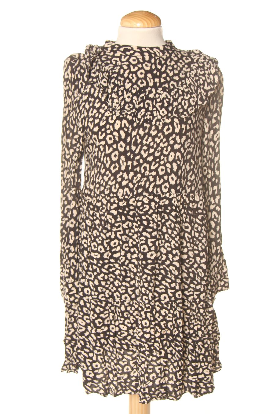 Vestito casual de Zara de la talla XS, de color stampa animalier