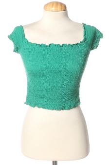 Blusa de manga corta M Stradivarius, foto 1 de 2