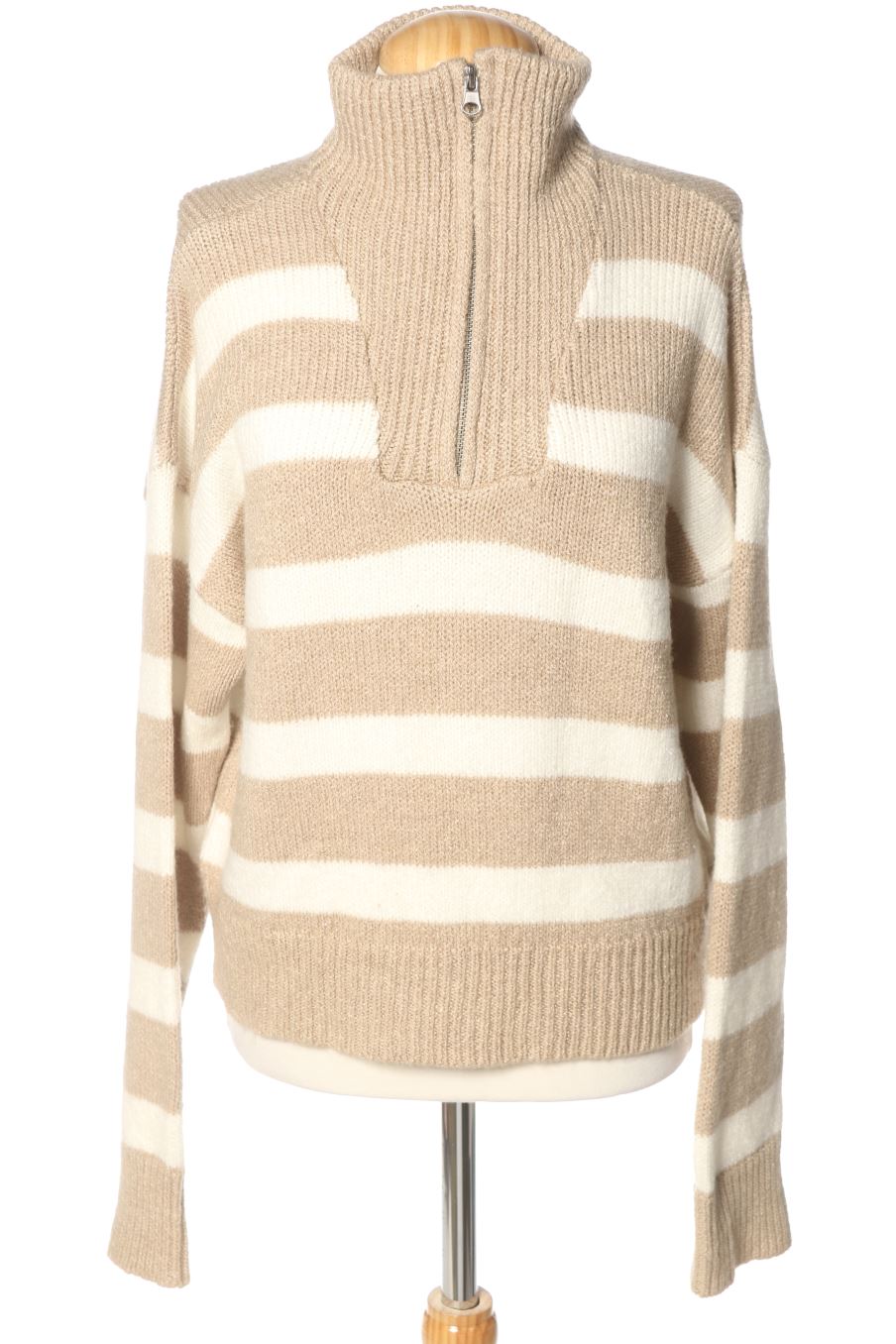 Pull Stradivarius de la taille S, de couleur beige
