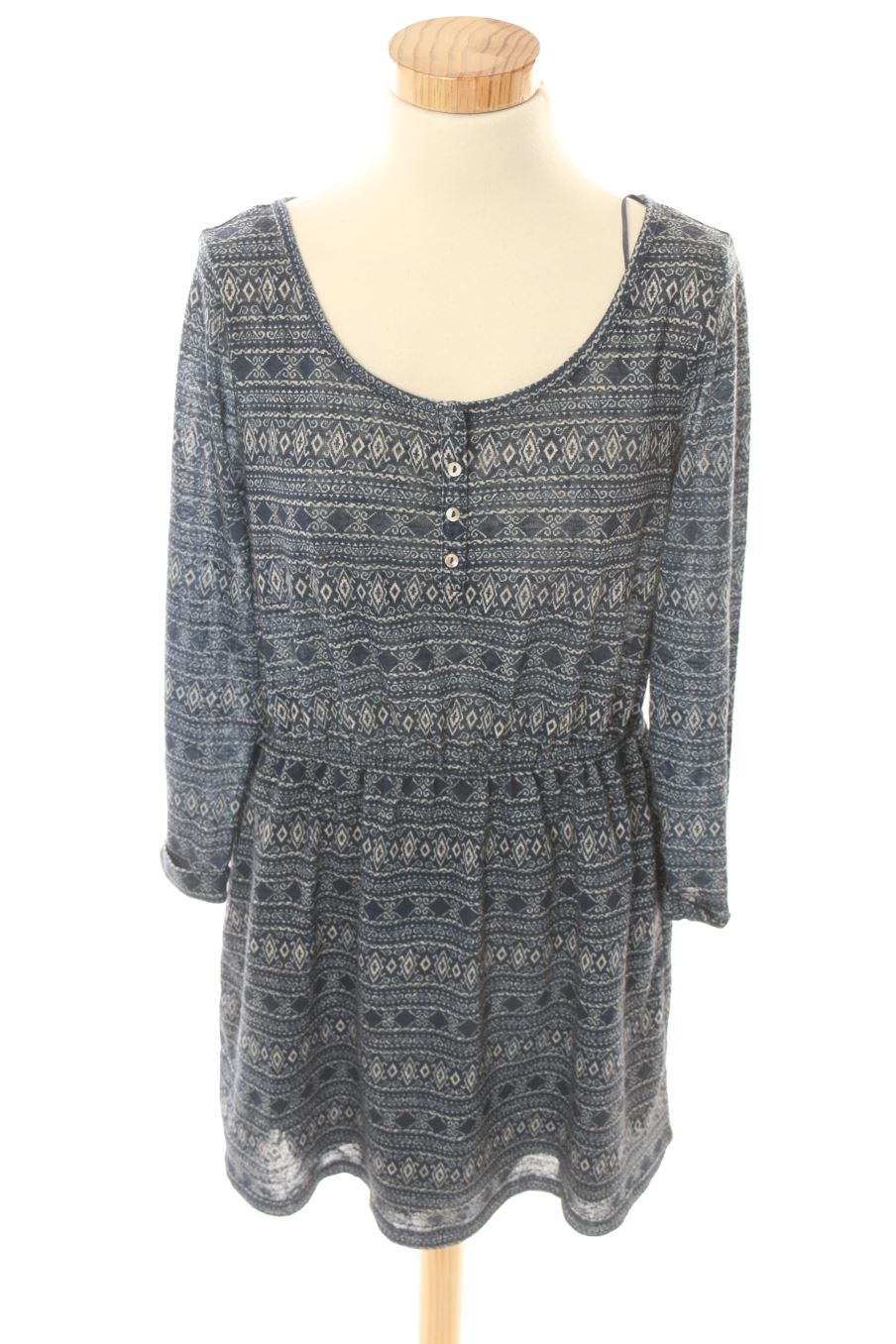 Robe casual Springfield de la taille M, de couleur bleu