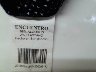 Jupe Encuentro de la taille 40, de couleur bleu marine