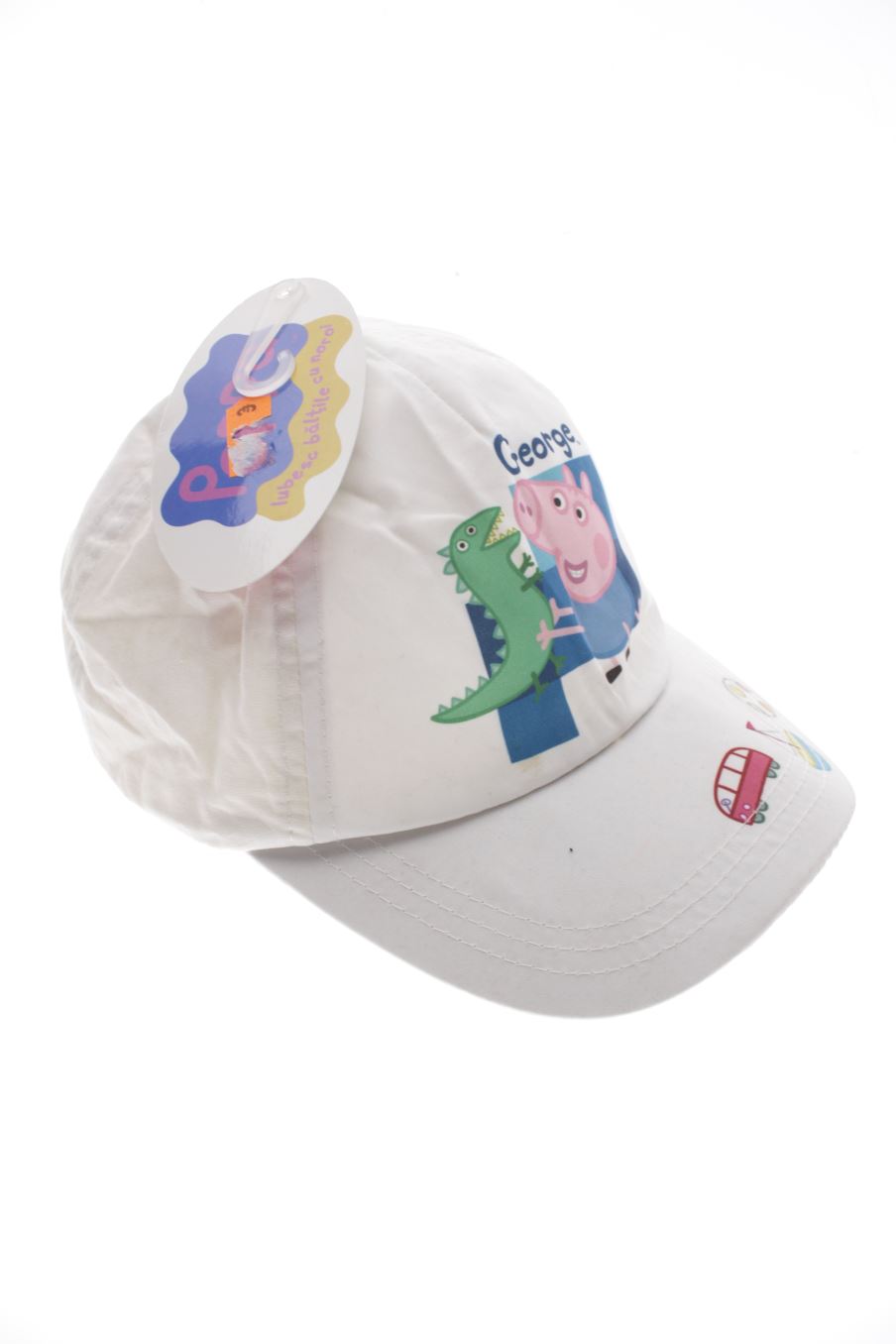 Gorro de Peppa Pig de la talla 5-8 años con etiqueta