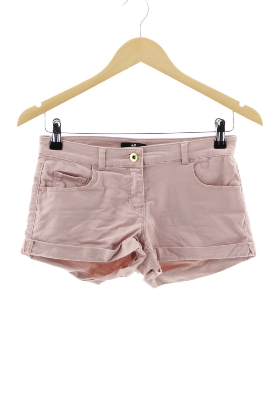 Shorts H&M de la taille 34, de couleur marron de denim