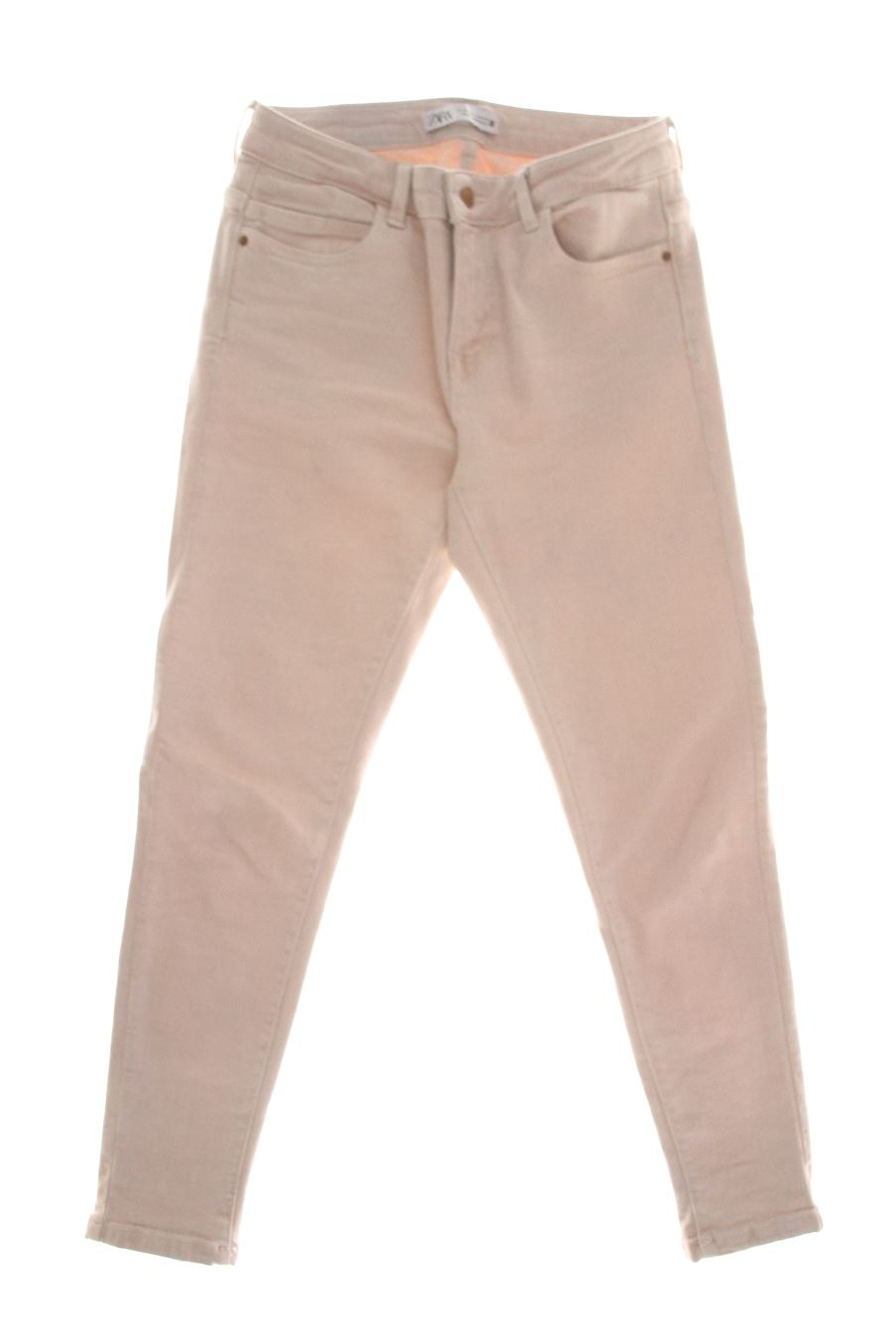 Jeans Zara de la taille 38, de couleur rose de denim
