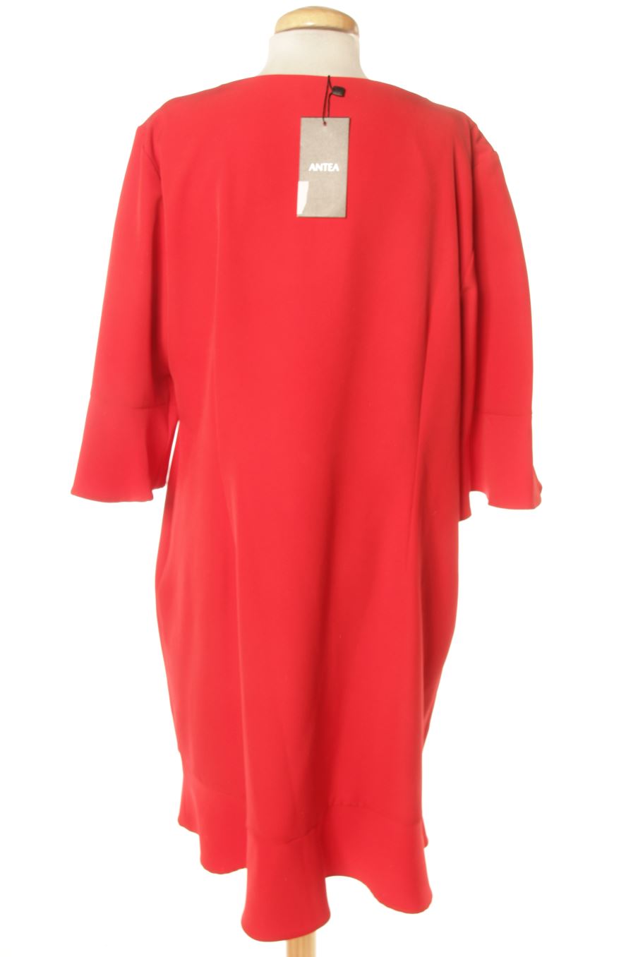 Vestido elegante de Antea de la talla 50, de color rojo