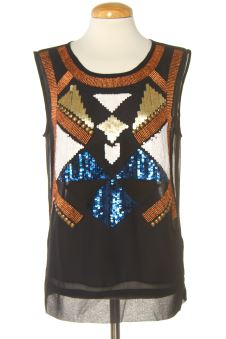 Camisa sin mangas L Desigual