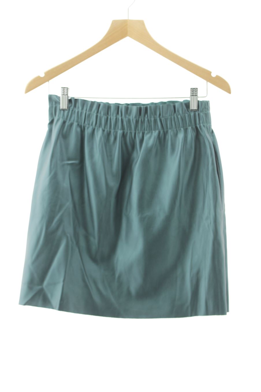 Jupe Zara de la taille M, de couleur vert de synthétique