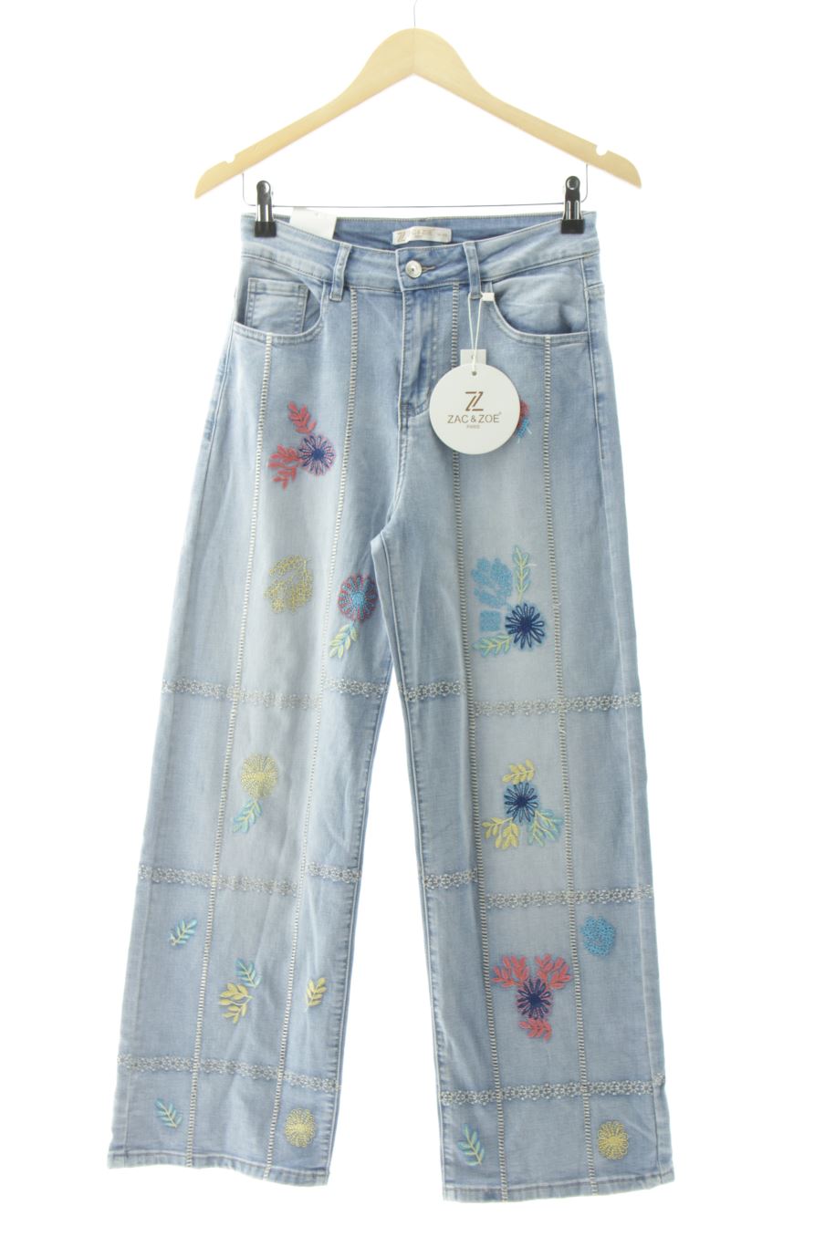 Jeans von Zac & Zoe Größe 38, Farbe Aufdruck, aus Jeanskleidung für
