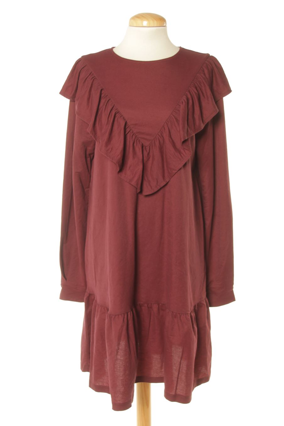 Robe casual Mango de la taille M de couleur bordeaux