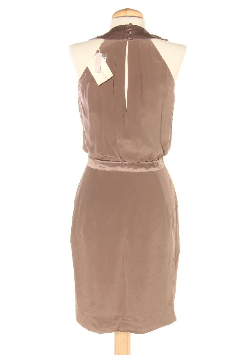Vestido elegante de Studioclassics de la talla 38, de color gris de seda