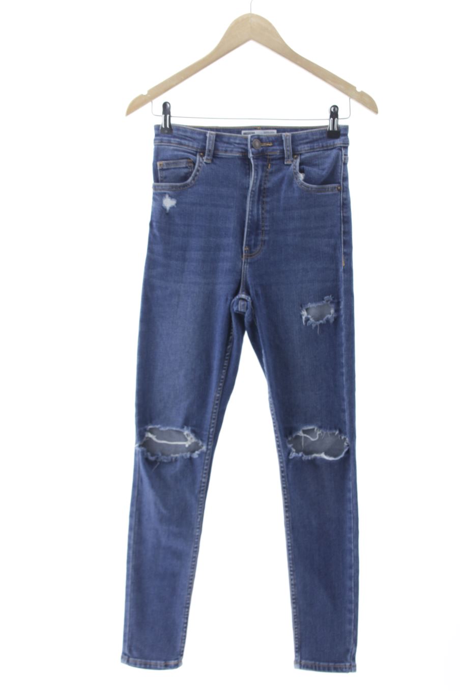 Vaquero de Bershka de la talla 36, de color azul de ropa vaquera