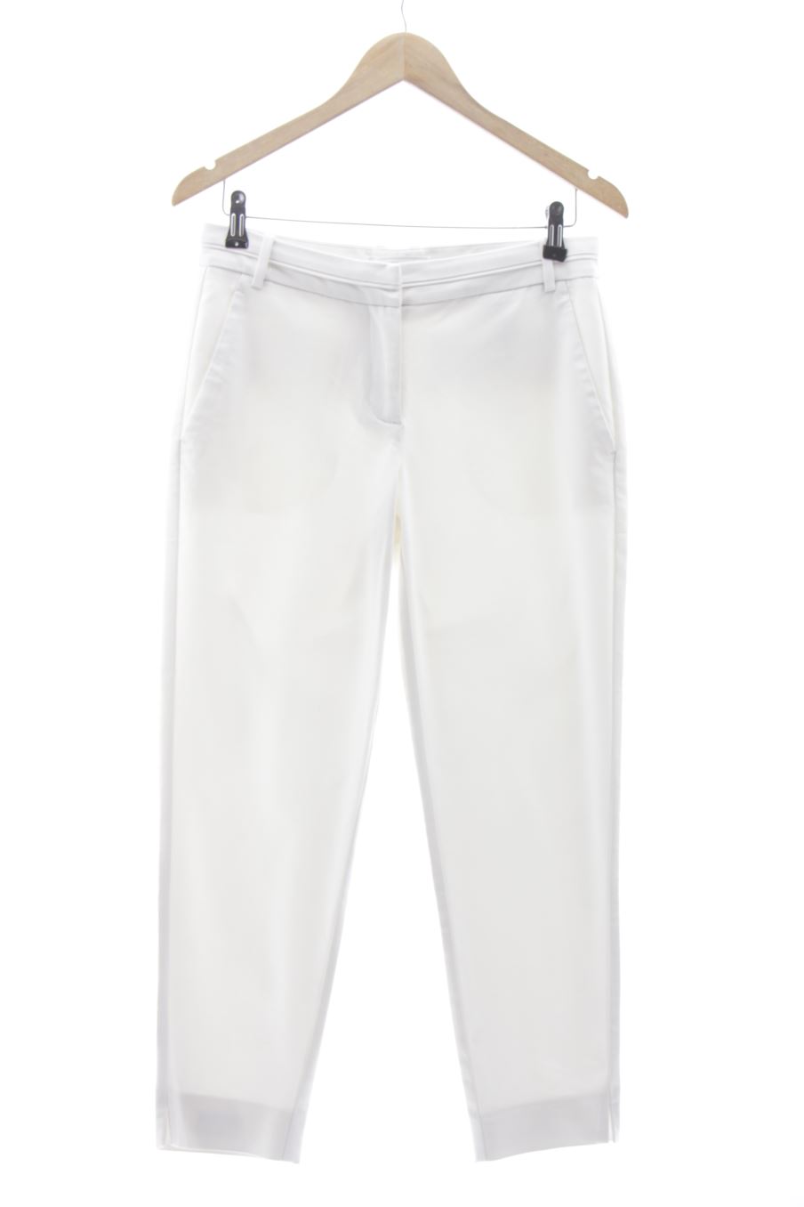 Pantalón de Promod de la talla 38, de color blanco