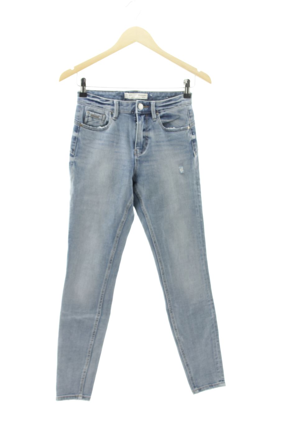 Jeans Stradivarius de la taille 34, de couleur bleu de denim
