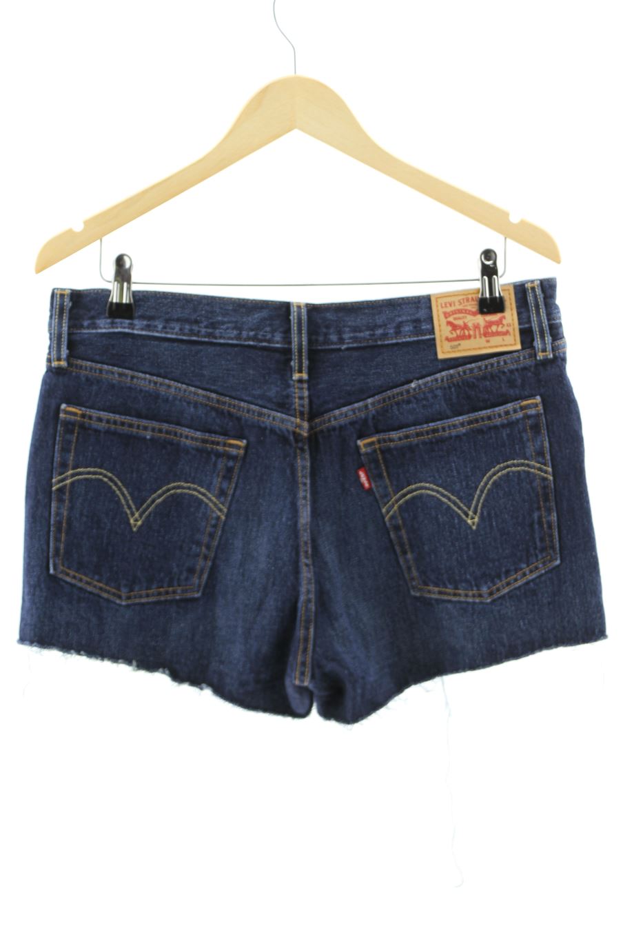 Pantalones cortos de Levi's de la talla 40, de color azul de ropa vaquera