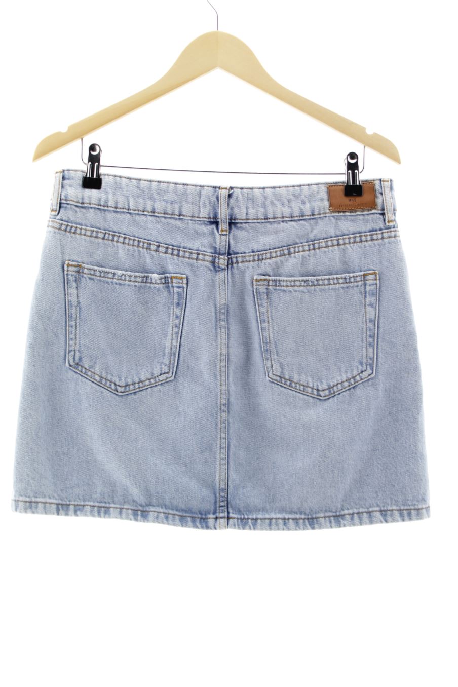 Faldas de Mango de la talla M, de color azul de ropa vaquera