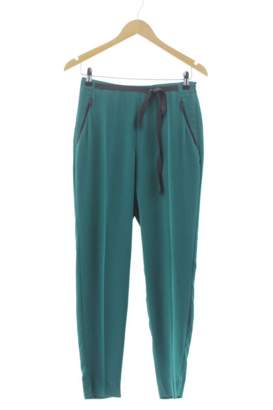 Pantalon Zara de la taille XS de couleur vert