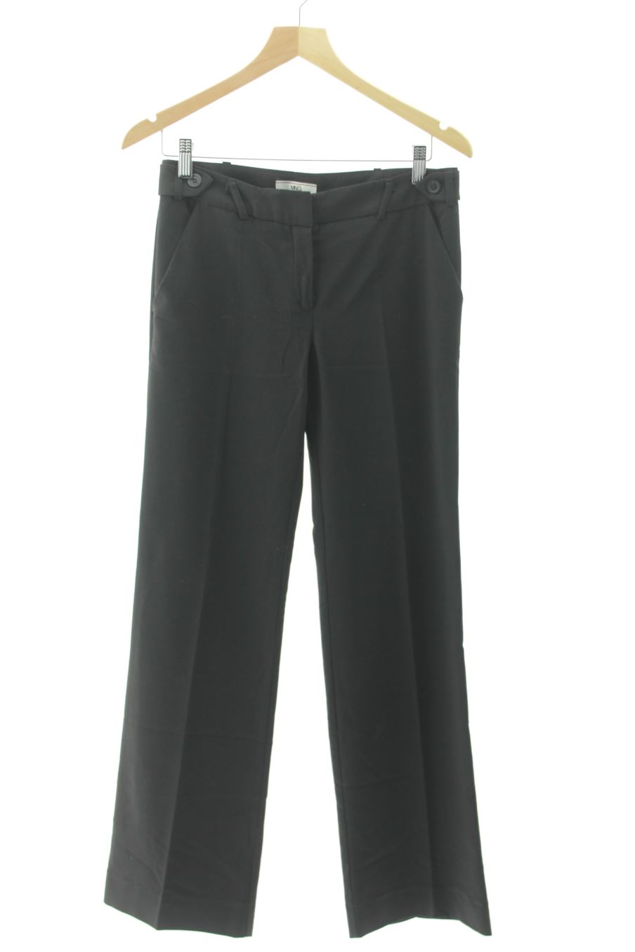 Pantalon Mango de la taille 36, de couleur noir