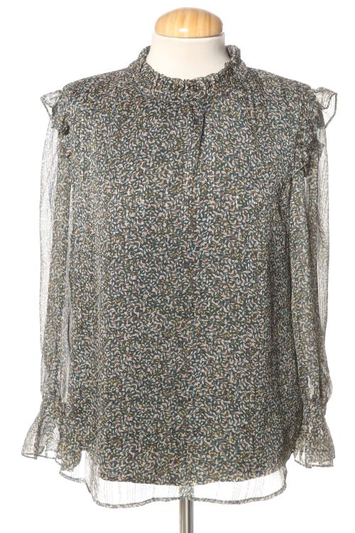 Blusa a maniche lunghe