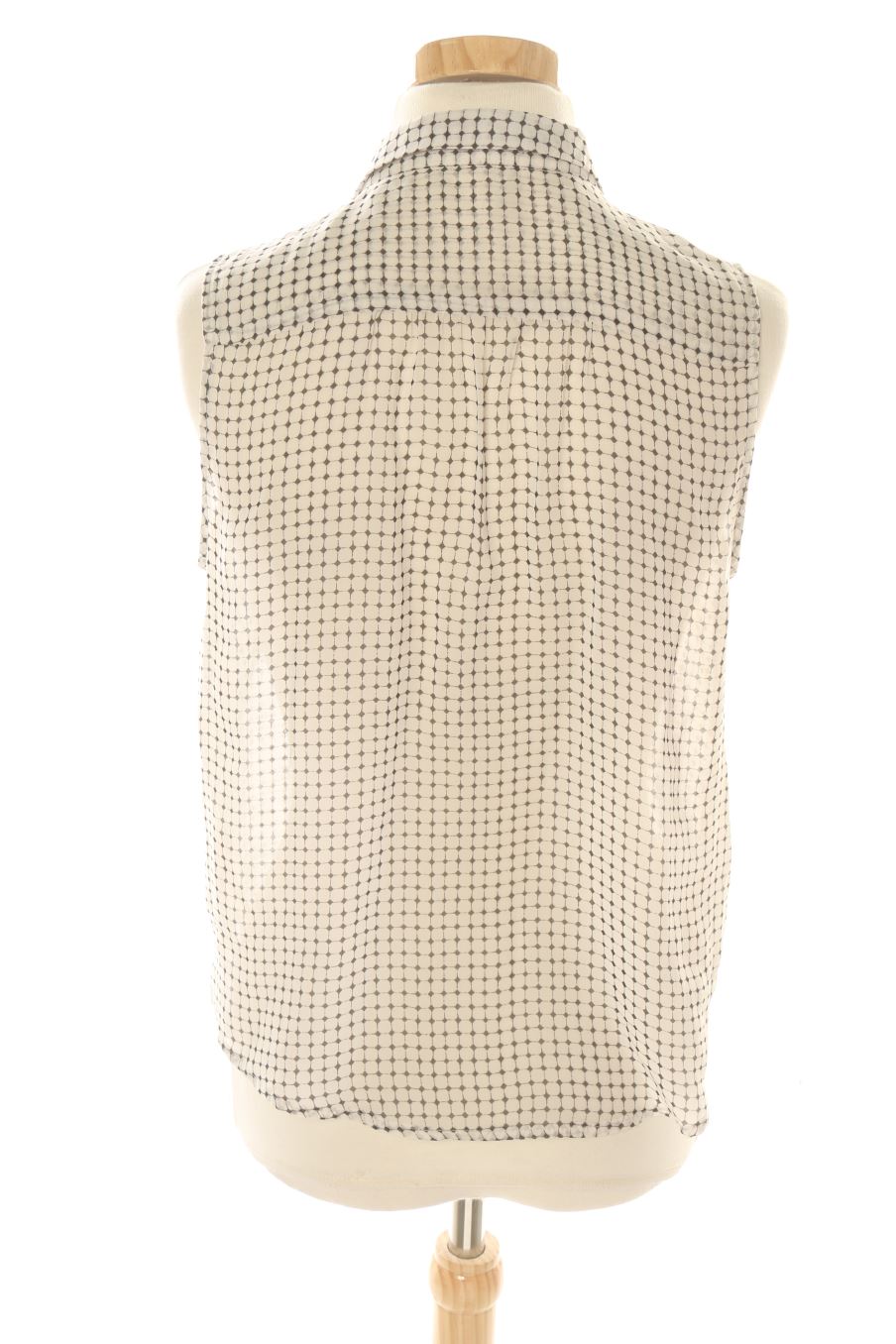 Camisa sin mangas de Mango de la talla S, de color cuadros
