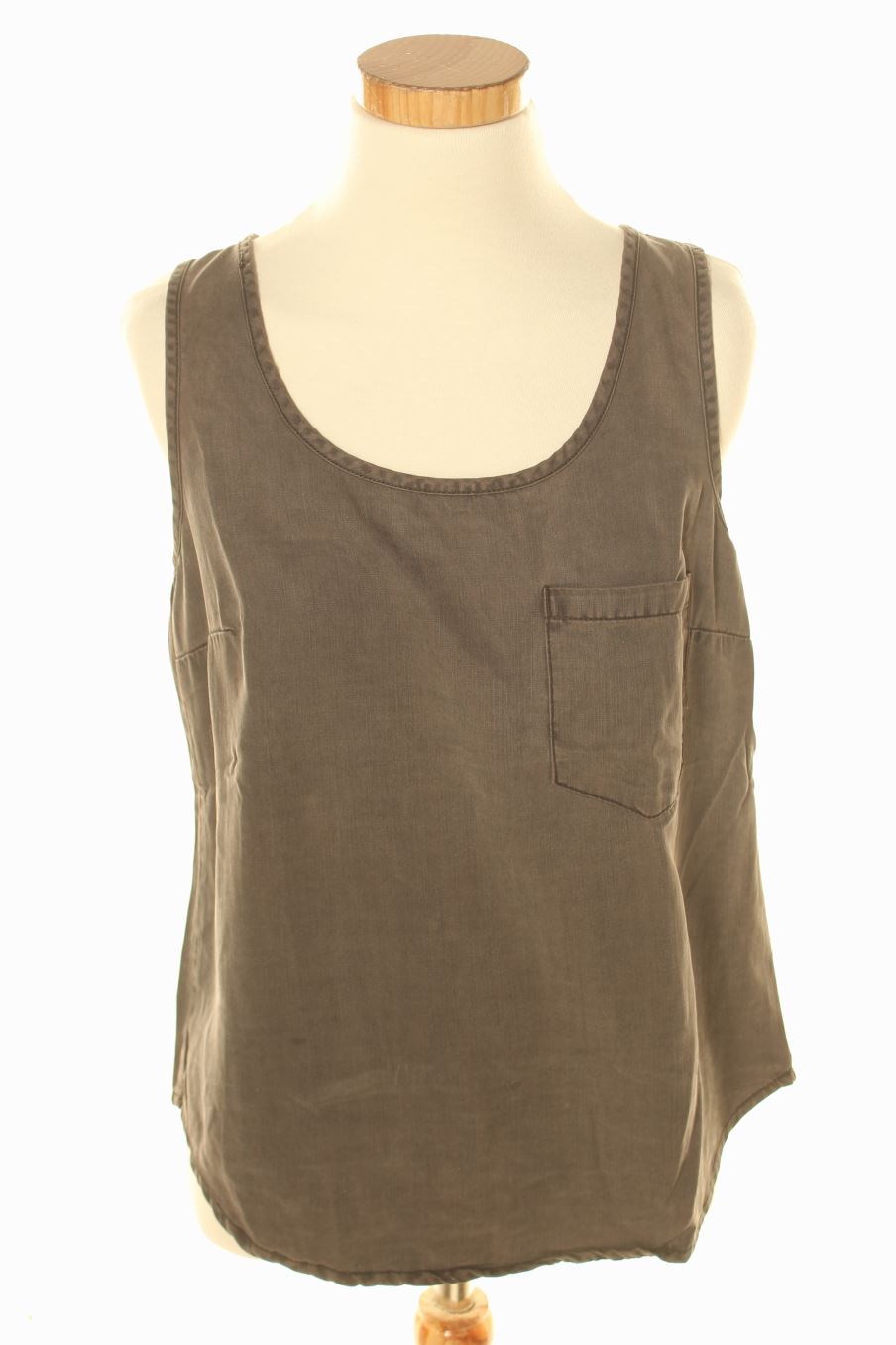 Top de Mango de la talla XS, de color gris