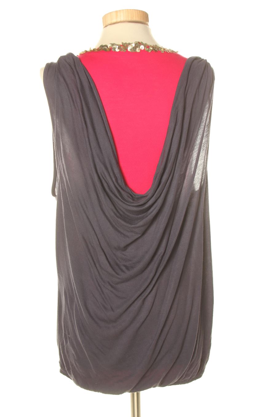 Aufwändiges Top von Miss Sixty Größe XS, Farbe Marineblau, für