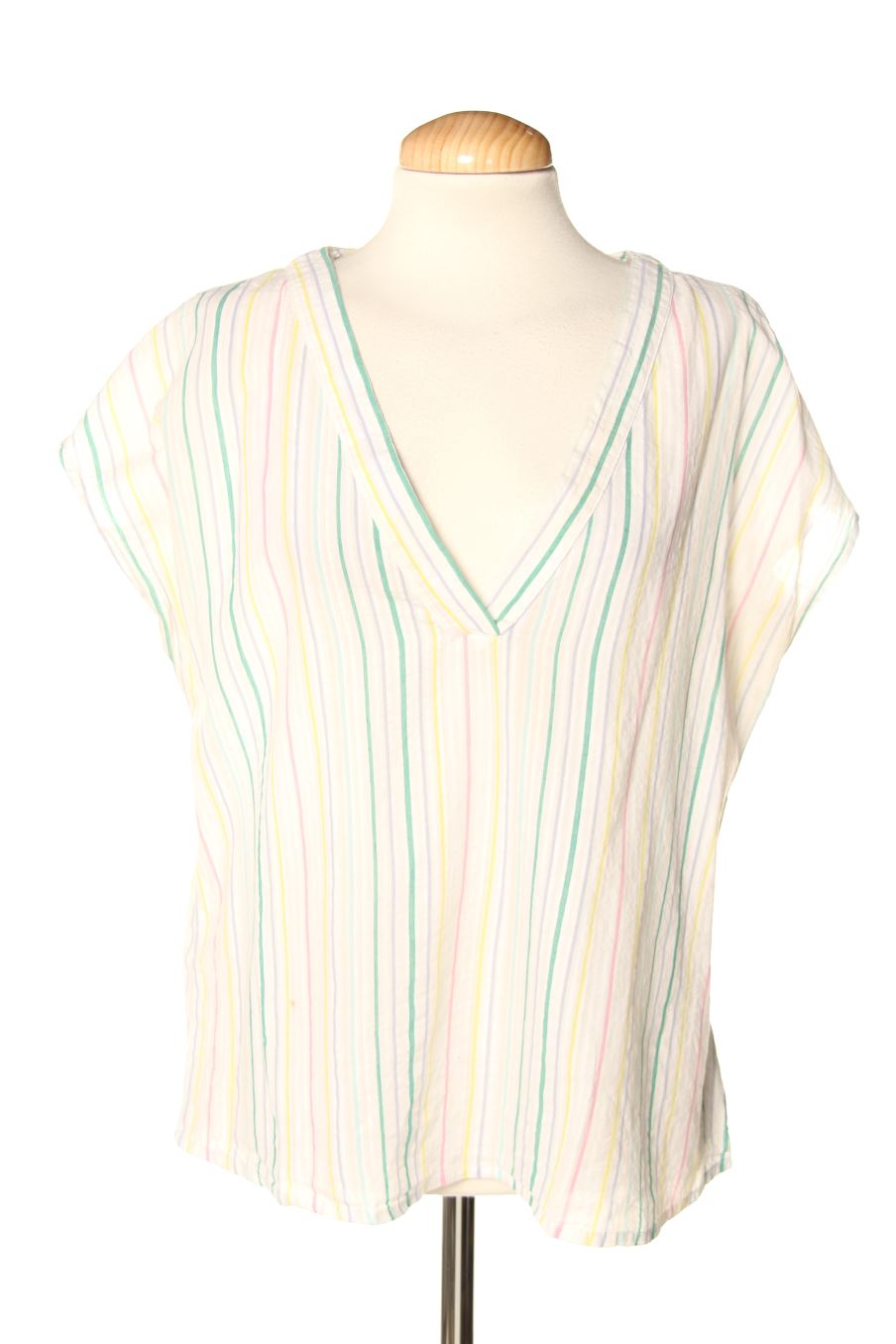 Blouse à manches courtes Springfield de la taille 36, de couleur rayures
