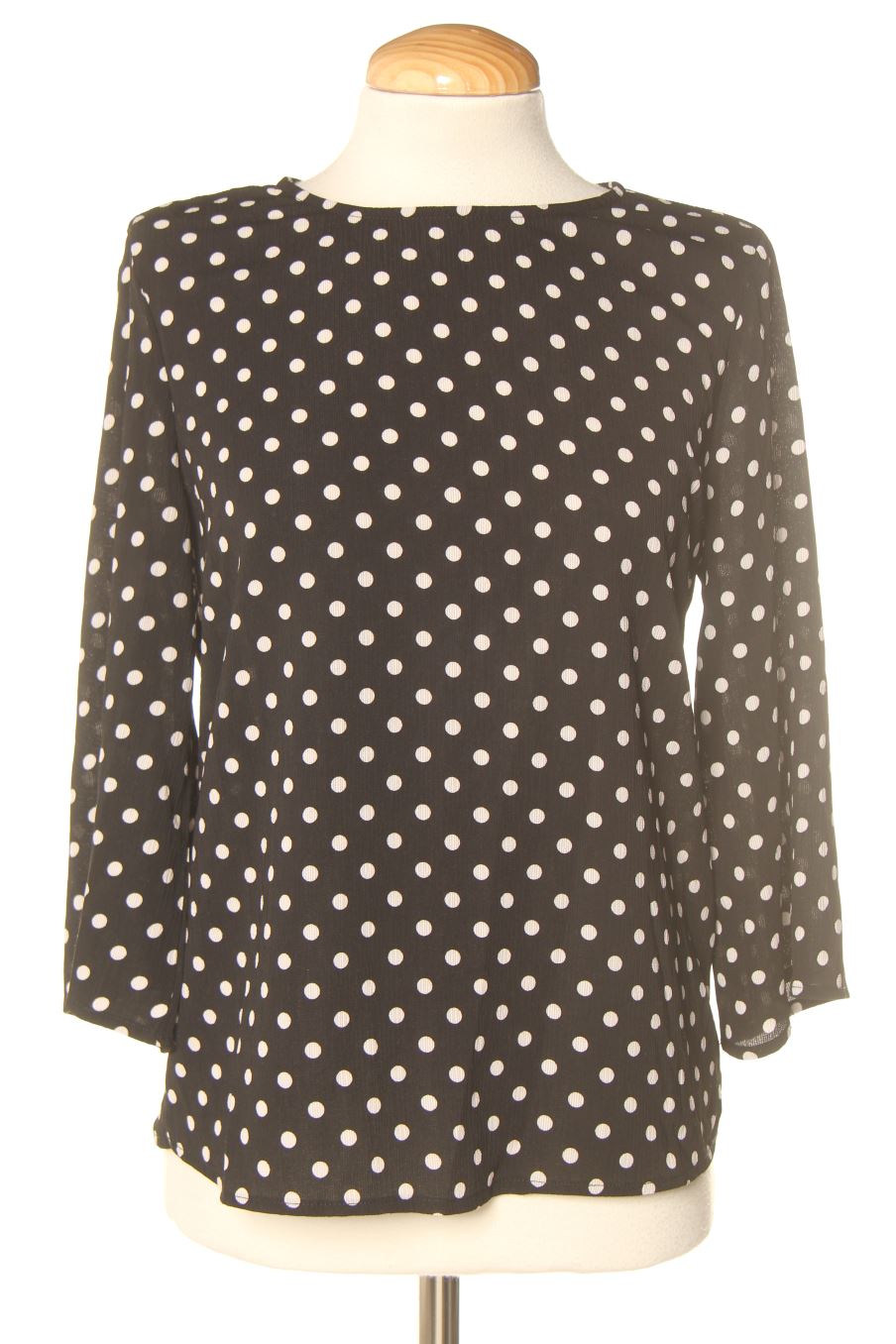 Blouse à manches longues Pieces de la taille XS, de couleur noir