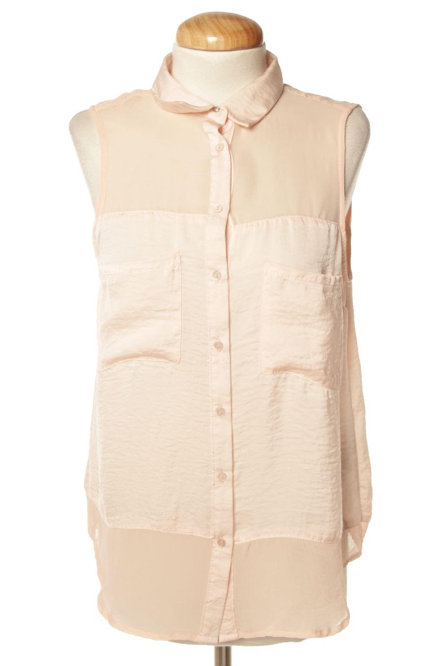 Ärmelloses Hemd von Bershka Größe S, Farbe Rosa, für