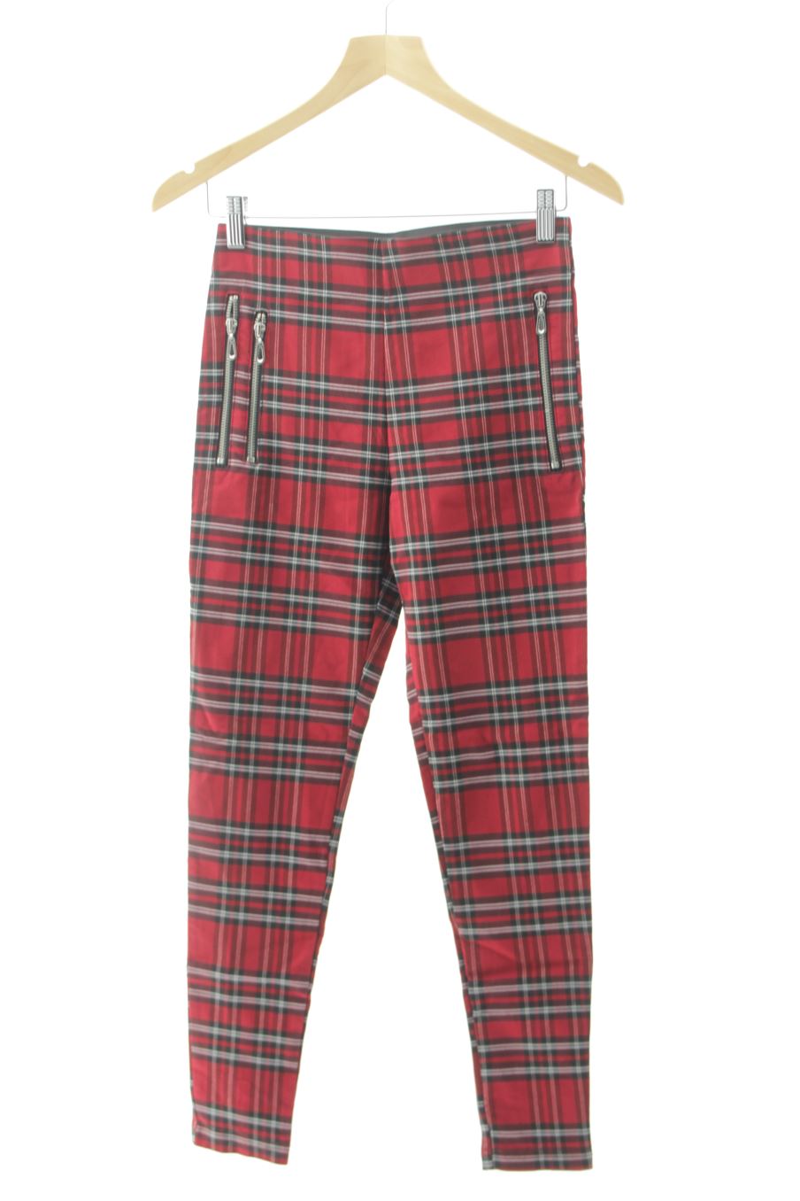 Pantaloni de Zara de la talla S, de color quadri